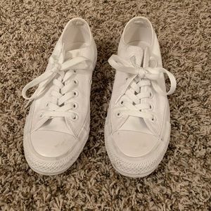 All white converse